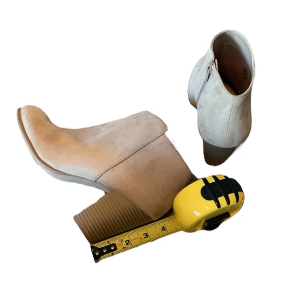 Old Navy Faux Suede Block Heel Booties - Picture 7 of 7